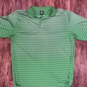 Footjoy extra large Xl men’s golf polo bright green color